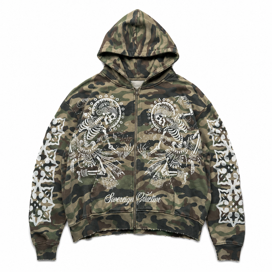 Camo Zip Up