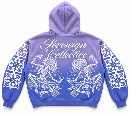 Purple Dance of Life Zip Up