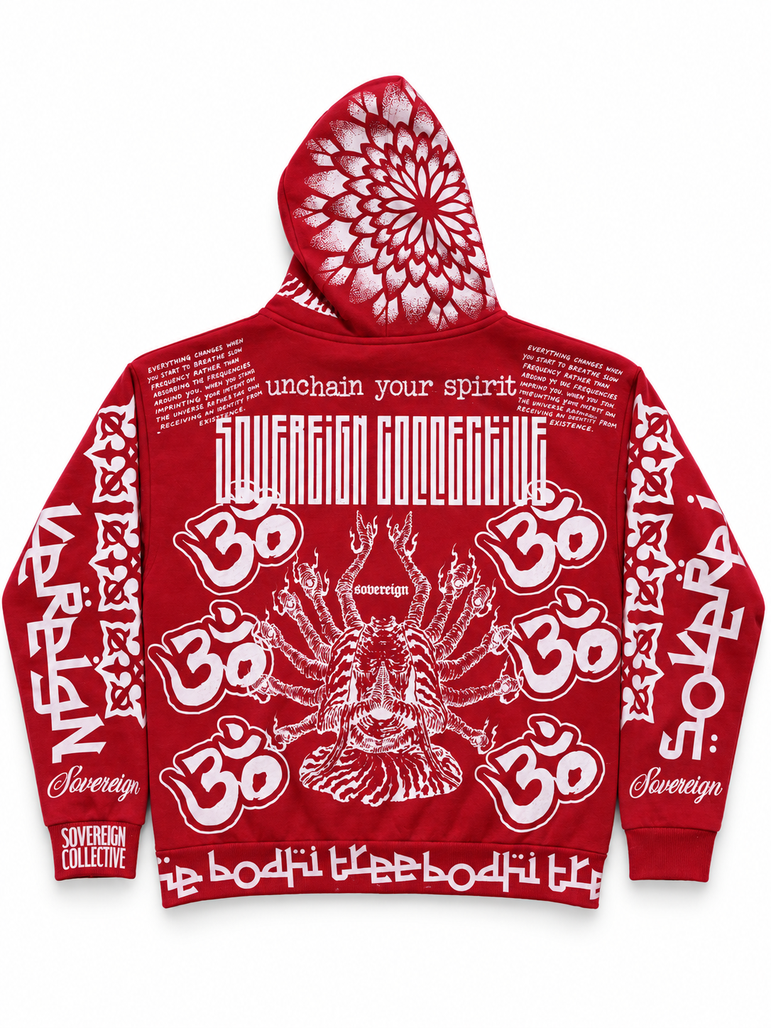All Over Om Zip Up