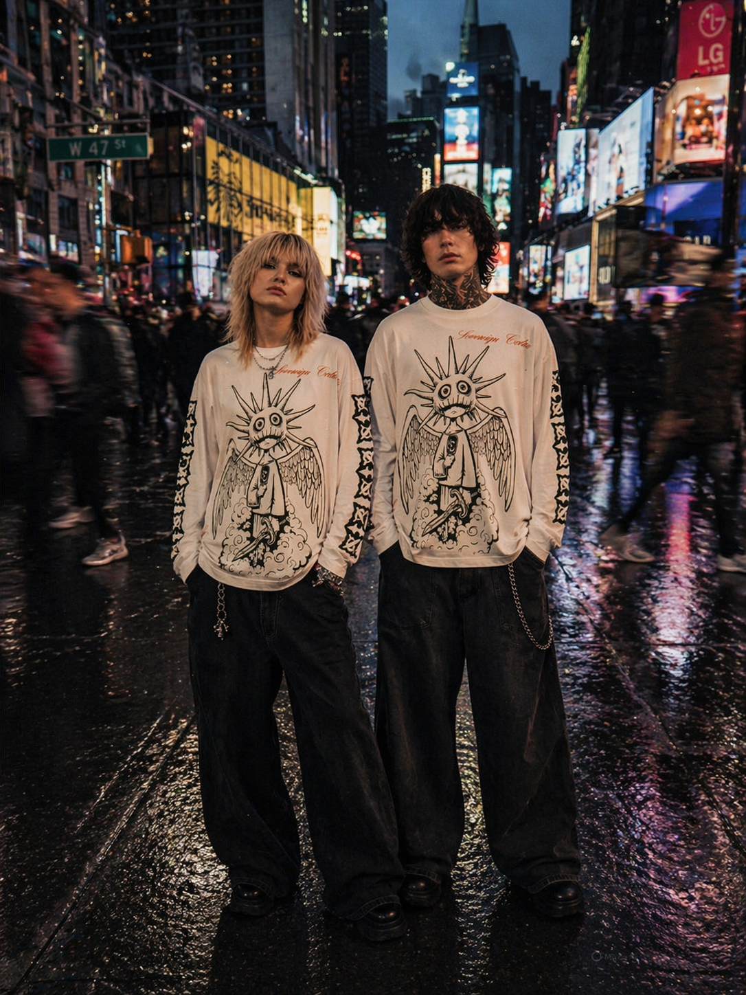 Sword and Shield Oversized Long Sleeve