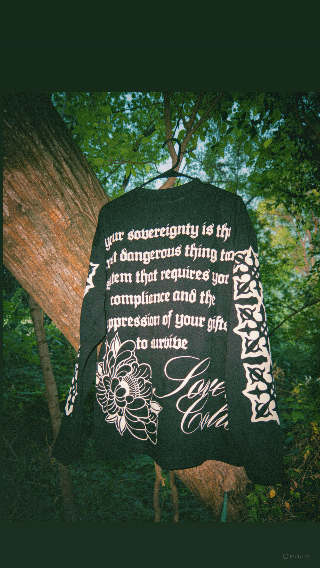 God Head Oversized Long Sleeve